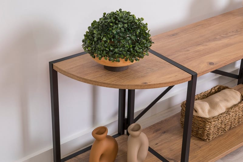 Debesis Tv-bänk 138 cm - Brun/Svart - Möbler - Tv möbel & mediamöbel - TV bänk & mediabänk