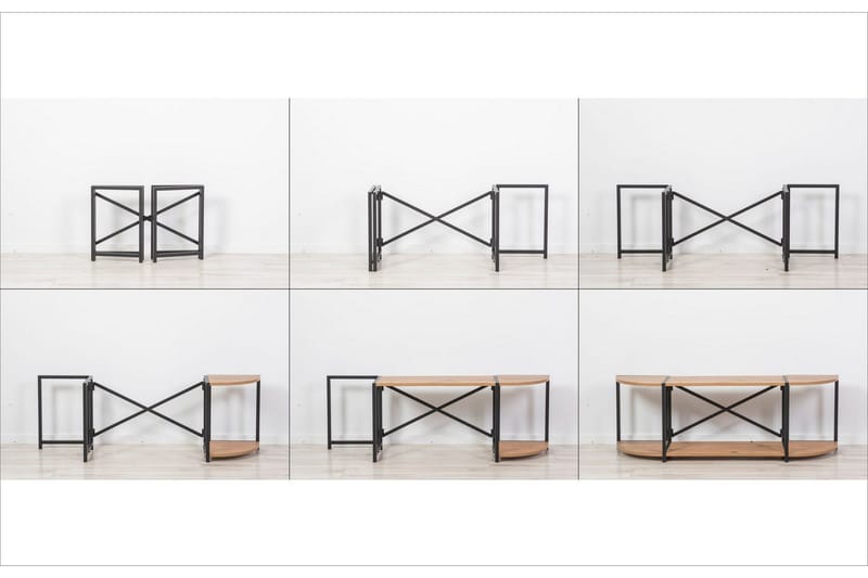 Debesis Tv-bänk 138 cm - Brun/Svart - Möbler - Tv möbel & mediamöbel - TV bänk & mediabänk