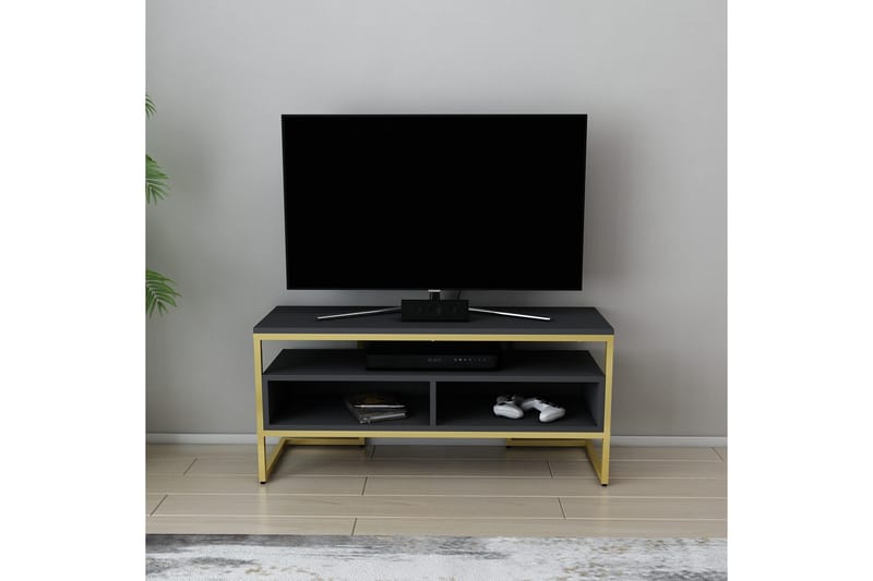 Desgrar Tv-bänk 110x49,9 cm - Guld - TV bänk & mediabänk