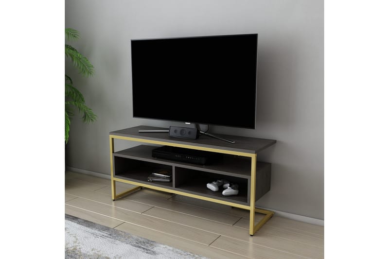 Desgrar Tv-bänk 110x49,9 cm - Guld - TV bänk & mediabänk