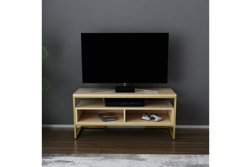Desgrar Tv-bänk 110x49,9 cm - Guld - Möbler - Tv möbel & mediamöbel - TV bänk & mediabänk