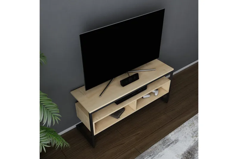 Desgrar Tv-bänk 110x49,9 cm - Svart - Möbler - Tv möbel & mediamöbel - TV bänk & mediabänk