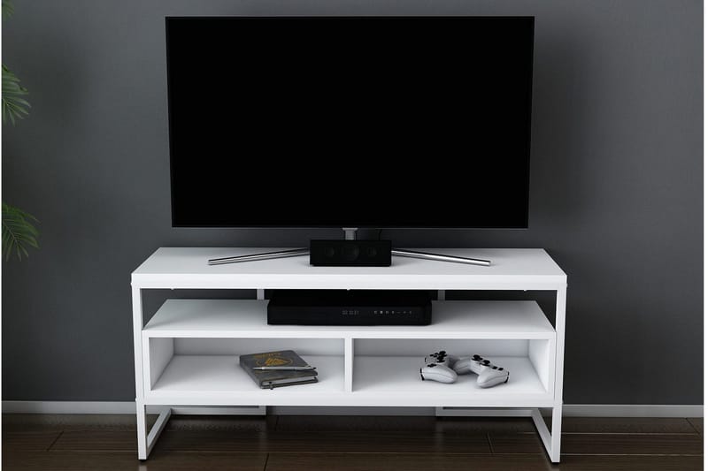Desgrar Tv-bänk 110x49,9 cm - Vit - Möbler - Tv möbel & mediamöbel - TV bänk & mediabänk