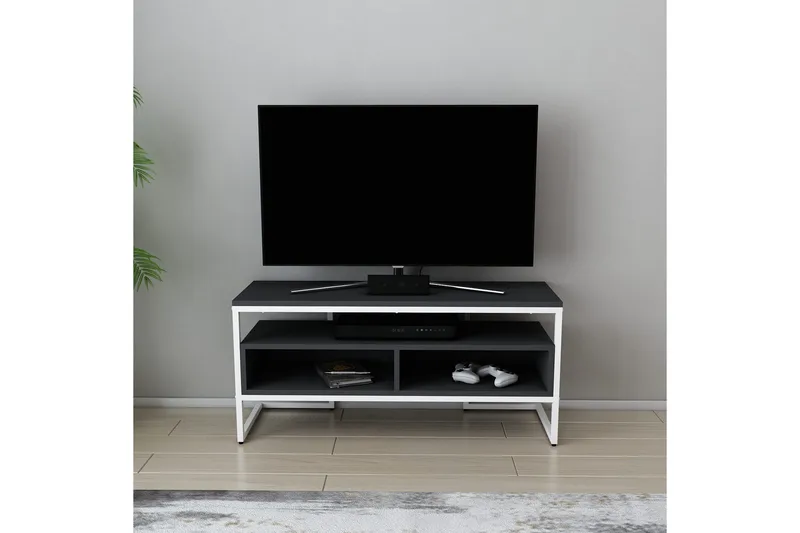 Desgrar Tv-bänk 110x49,9 cm - Vit - Möbler - Tv möbel & mediamöbel - TV bänk & mediabänk
