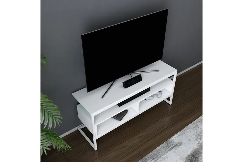 Desgrar Tv-bänk 110x49,9 cm - Vit - Möbler - Tv möbel & mediamöbel - TV bänk & mediabänk