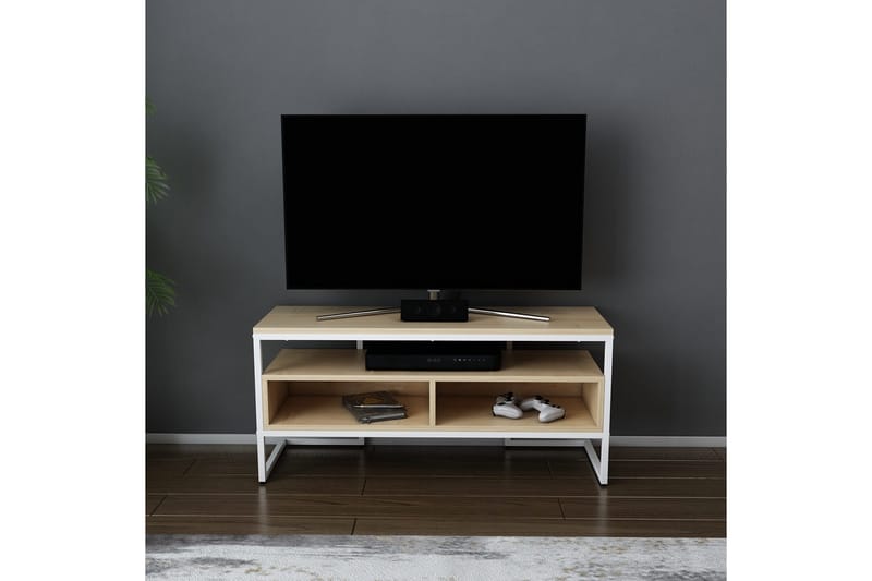 Desgrar Tv-bänk 110x49,9 cm - Vit - Möbler - Tv möbel & mediamöbel - TV bänk & mediabänk