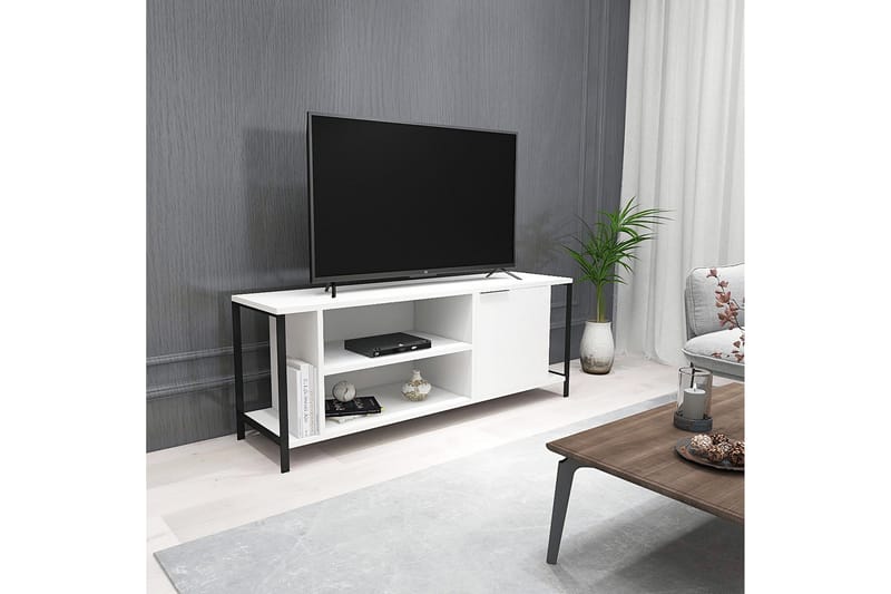 Desgrar Tv-bänk 120x54 cm - Vit - Möbler - Tv möbel & mediamöbel - TV bänk & mediabänk