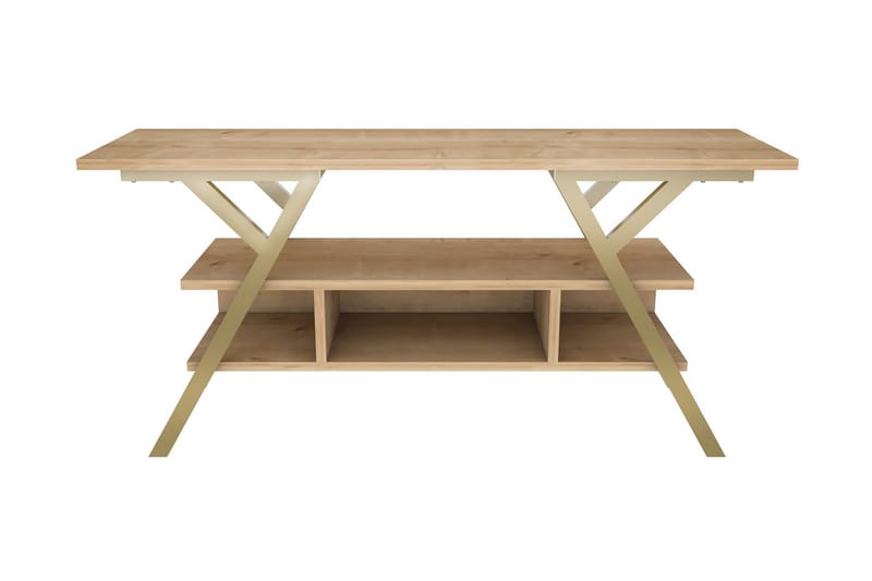 Desgrar Tv-bänk 120x55 cm - Guld - Möbler - Tv möbel & mediamöbel - TV bänk & mediabänk