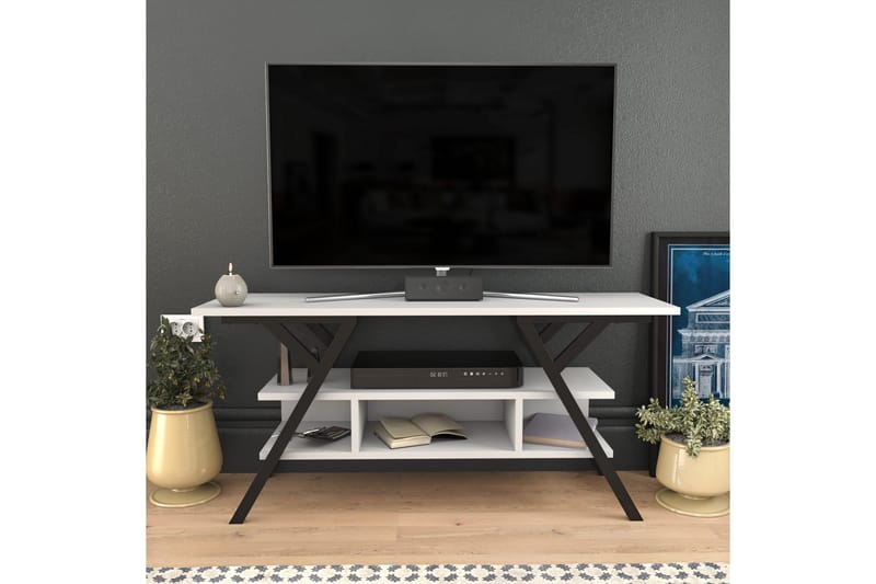 Desgrar Tv-bänk 120x55 cm - Svart - TV bänk & mediabänk