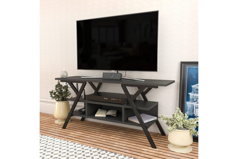 Desgrar Tv-bänk 120x55 cm - Svart - TV bänk & mediabänk