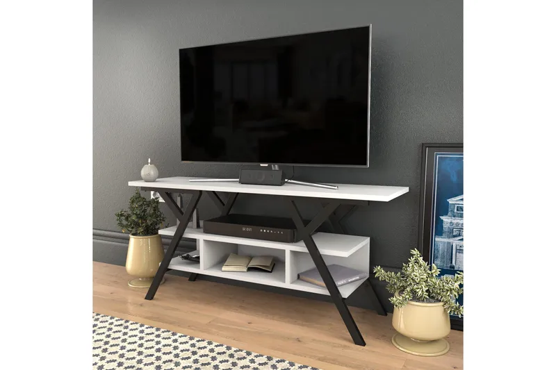 Desgrar Tv-bänk 120x55 cm - Svart - Möbler - Tv möbel & mediamöbel - TV bänk & mediabänk