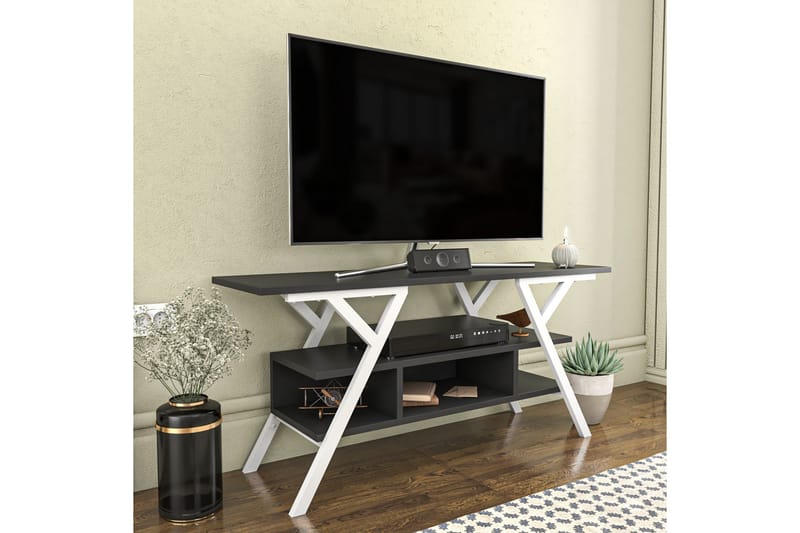 Desgrar Tv-bänk 120x55 cm - Vit - Möbler - Tv möbel & mediamöbel - TV bänk & mediabänk