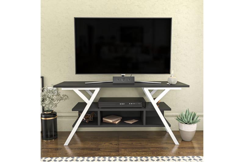 Desgrar Tv-bänk 120x55 cm - Vit - Möbler - Tv möbel & mediamöbel - TV bänk & mediabänk