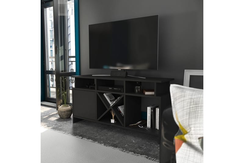 Desgrar Tv-bänk 120x60,6 cm - Antracit - TV bänk & mediabänk