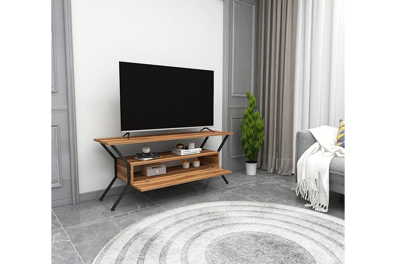 Desgrar Tv-bänk 124x54 cm - Brun - TV bänk & mediabänk