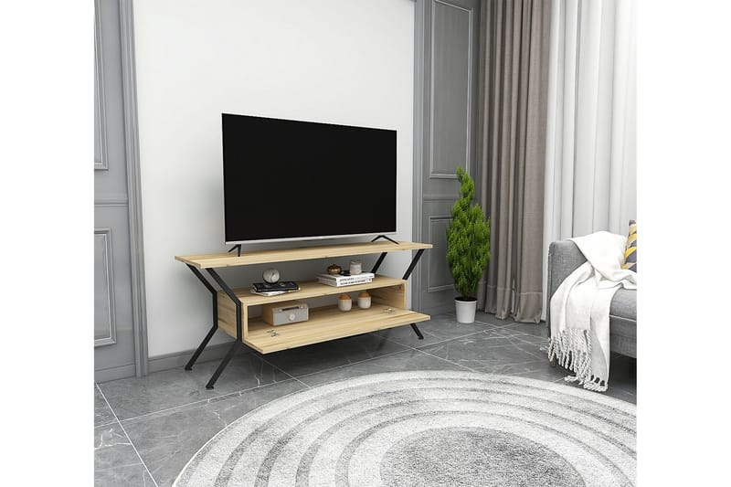 Desgrar Tv-bänk 124x54 cm - Flerfärgad - TV bänk & mediabänk