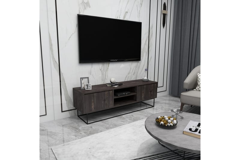 Desgrar Tv-bänk 140x50 cm - Brun - Möbler - Tv möbel & mediamöbel - TV bänk & mediabänk