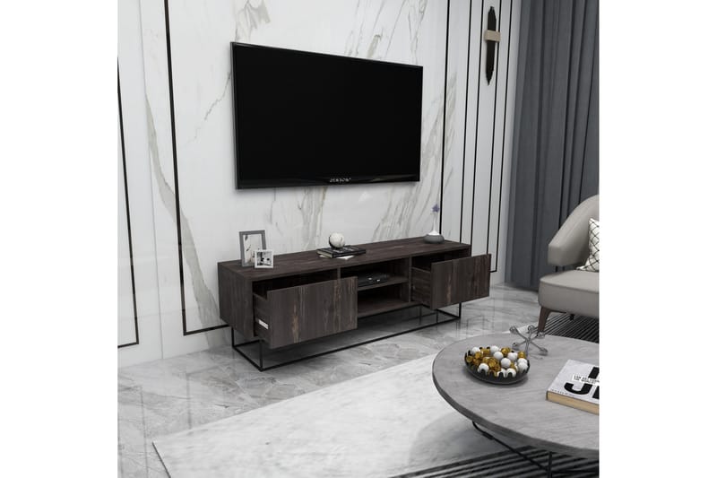 Desgrar Tv-bänk 140x50 cm - Brun - Möbler - Tv möbel & mediamöbel - TV bänk & mediabänk