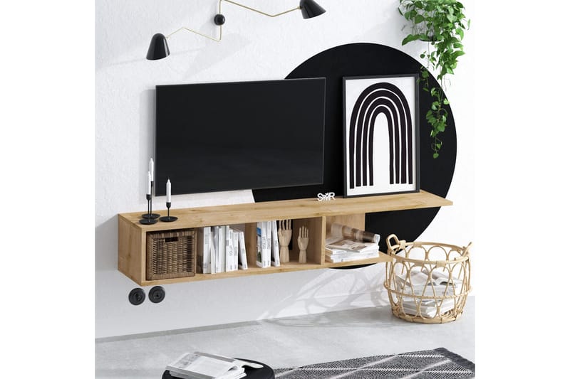 Desgrar Tv-bänk 150x26 cm - Blå - Möbler - Tv möbel & mediamöbel - TV bänk & mediabänk
