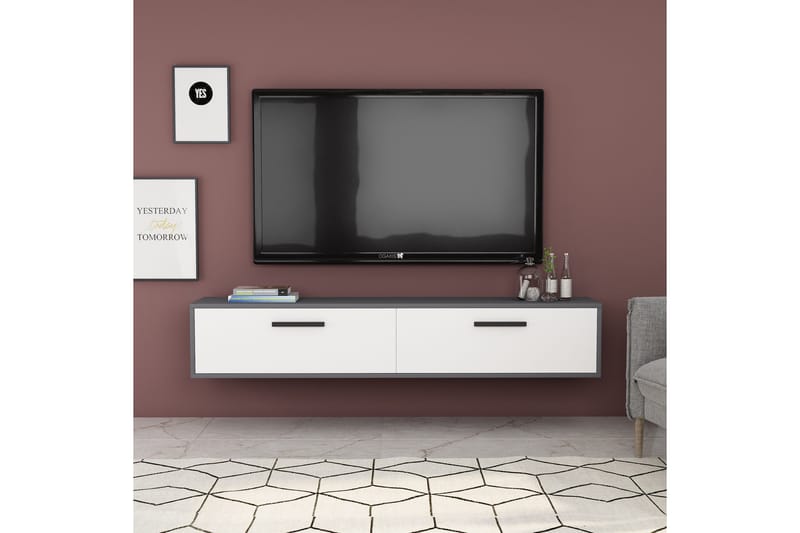 Desgrar Tv-bänk 150x45 cm - Antracit - Möbler - Tv möbel & mediamöbel - TV bänk & mediabänk