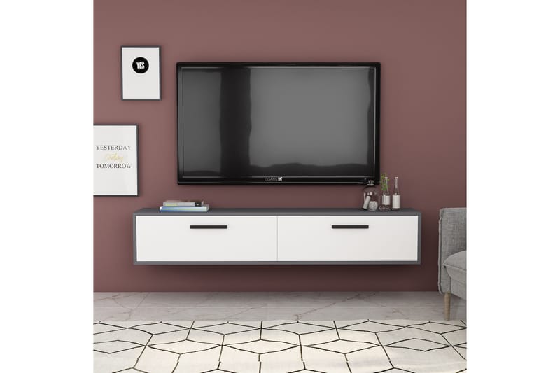 Desgrar Tv-bänk 150x45 cm - Antracit - TV bänk & mediabänk