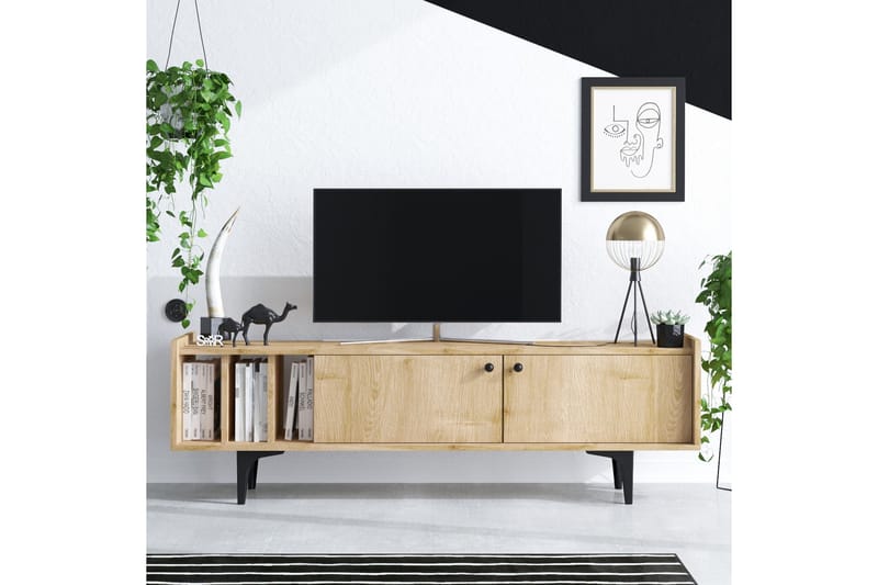 Desgrar Tv-bänk 150x47 cm - Blå - TV bänk & mediabänk