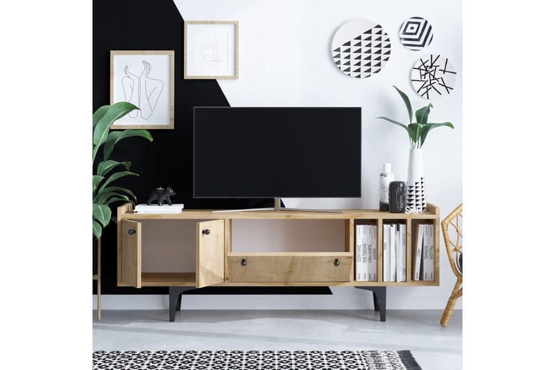 Desgrar Tv-bänk 150x57 cm - Blå - Möbler - Tv möbel & mediamöbel - TV bänk & mediabänk