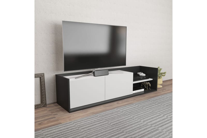 Desgrar Tv-bänk 160x36,8 cm - Antracit - TV bänk & mediabänk