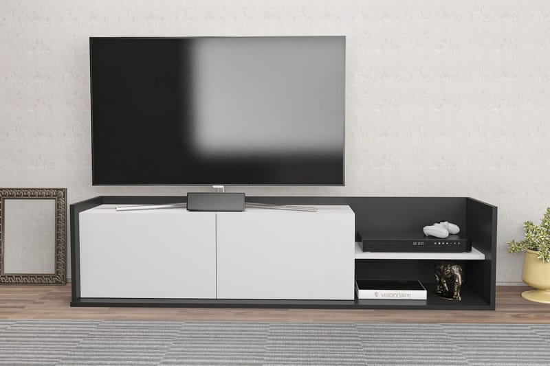Desgrar Tv-bänk 160x36,8 cm - Antracit - Möbler - Tv möbel & mediamöbel - TV bänk & mediabänk