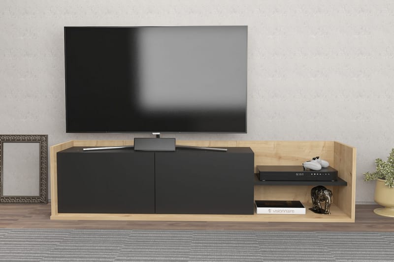 Desgrar Tv-bänk 160x36,8 cm - Brun - TV bänk & mediabänk