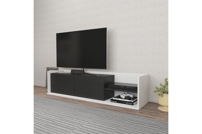 Desgrar Tv-bänk 160x36,8 cm - Vit - TV bänk & mediabänk