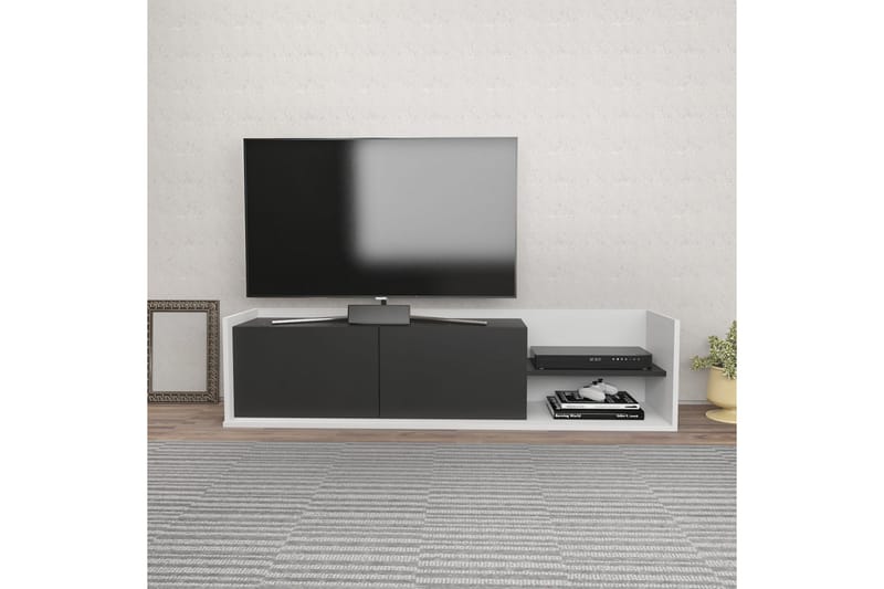 Desgrar Tv-bänk 160x36,8 cm - Vit - Möbler - Tv möbel & mediamöbel - TV bänk & mediabänk