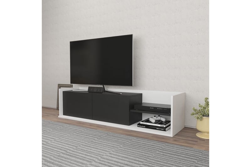 Desgrar Tv-bänk 160x36,8 cm - Vit - Möbler - Tv möbel & mediamöbel - TV bänk & mediabänk