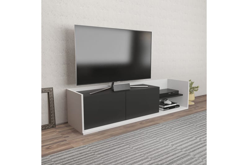 Desgrar Tv-bänk 160x36,8 cm - Vit - Möbler - Tv möbel & mediamöbel - TV bänk & mediabänk