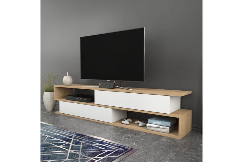 Desgrar Tv-bänk 160x38,6 cm - Brun - TV bänk & mediabänk
