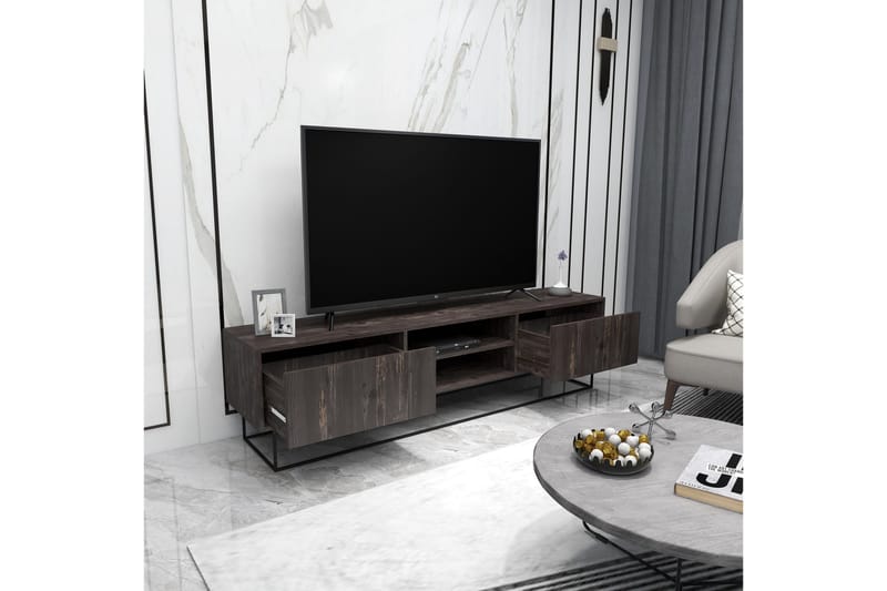 Desgrar Tv-bänk 180x50 cm - Brun - TV bänk & mediabänk