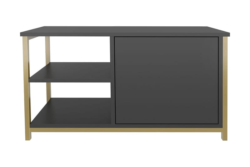 Desgrar Tv-bänk 89,6x50,8 cm - Guld - Möbler - Tv möbel & mediamöbel - TV bänk & mediabänk