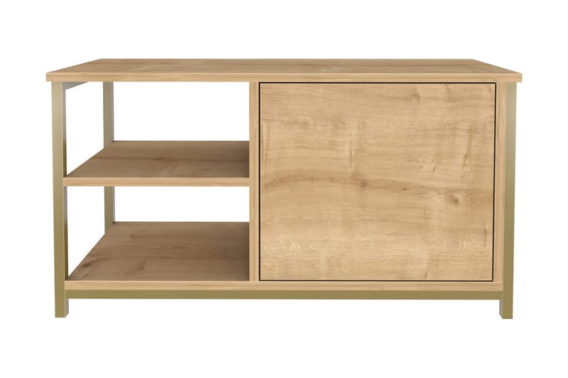 Desgrar Tv-bänk 89,6x50,8 cm - Guld - Möbler - Tv möbel & mediamöbel - TV bänk & mediabänk