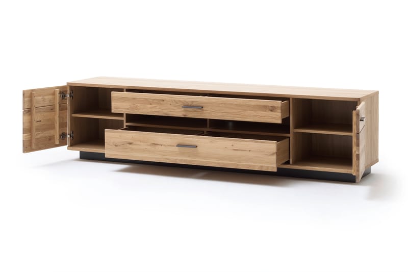 Dimoff TV-Bänk 210 cm - Ek/Antracit - Möbler - Tv möbel & mediamöbel - TV bänk & mediabänk