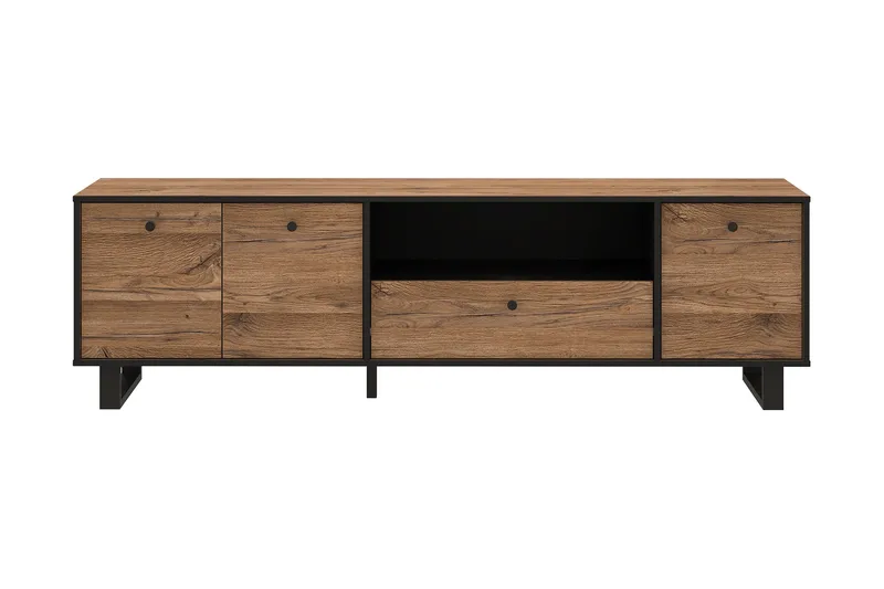 Donmills Tv-bänk 180 cm - Brun/Svart - Möbler - Tv möbel & mediamöbel - TV bänk & mediabänk