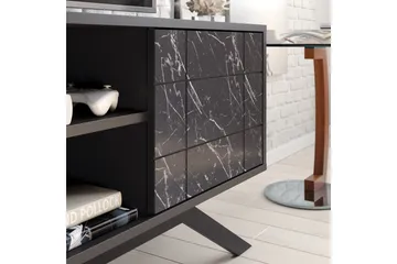 Einbeck Tv-bänk 130 cm - Svart - Möbler - Tv möbel & mediamöbel - TV bänk & mediabänk