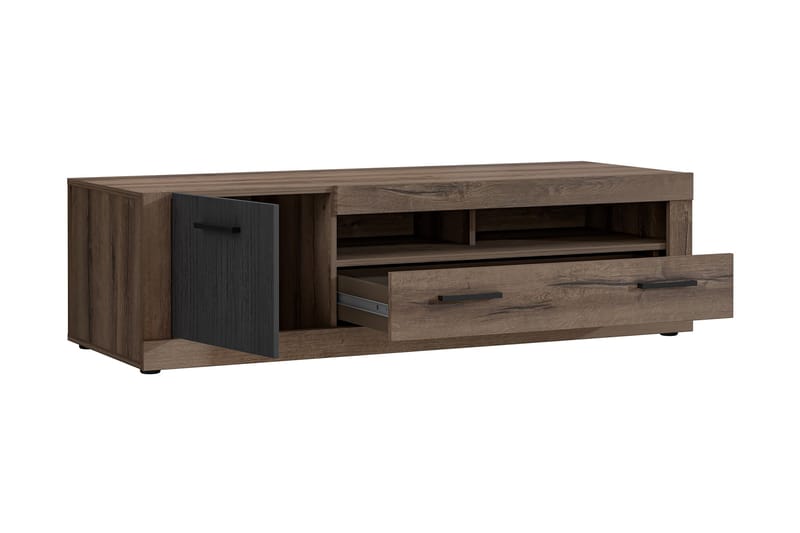 Elhovo Tv-bänk 143 cm - Brun - Möbler - Tv möbel & mediamöbel - TV bänk & mediabänk