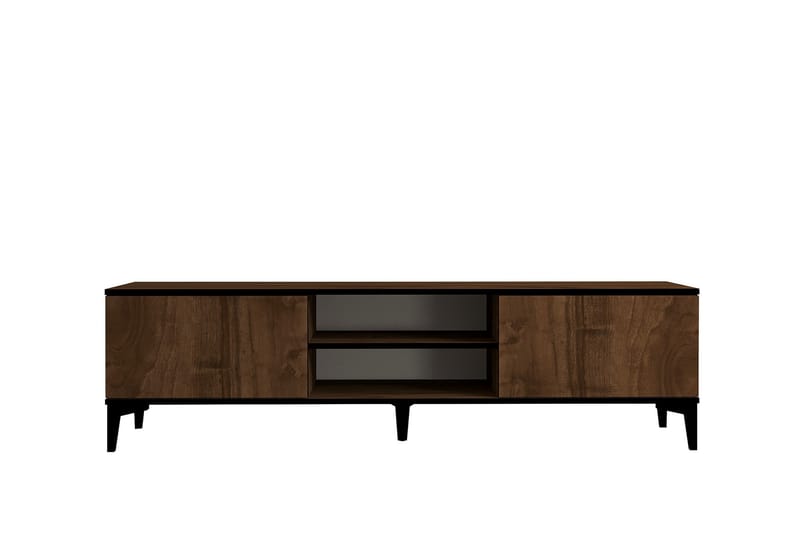 Erem Tv-bänk 180 cm - Valnöt/Svart - Möbler - Tv möbel & mediamöbel - TV bänk & mediabänk
