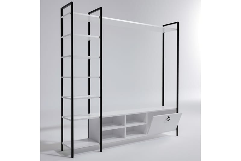 Evrenli Tv-bänk 180 cm - Vit - Möbler - Tv möbel & mediamöbel - TV bänk & mediabänk