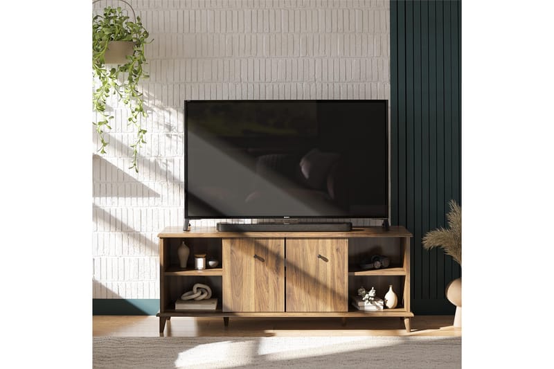 Farnsworth Tv-bänk 135,9x39,6 cm Brun - Queer Eye - TV bänk & mediabänk