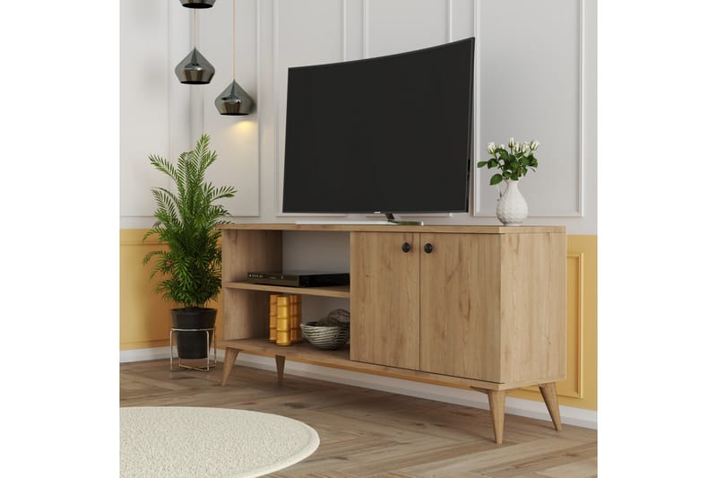 Feller Tv-bänk 138 cm - Natur - Möbler - Tv möbel & mediamöbel - TV bänk & mediabänk
