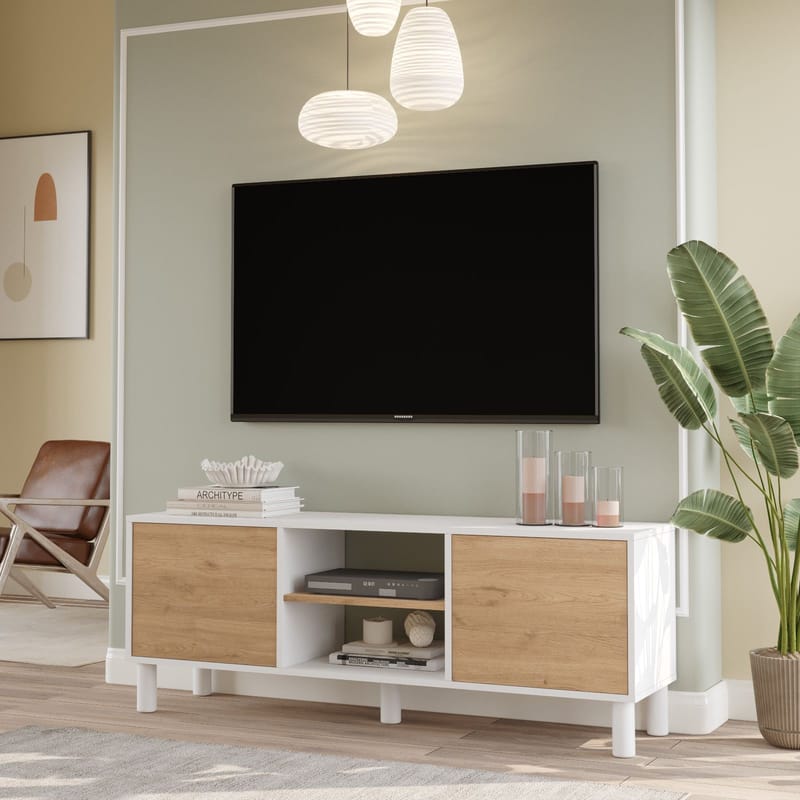 Fento Tv-Bänk 160 cm - Möbler - Tv möbel & mediamöbel - TV bänk & mediabänk