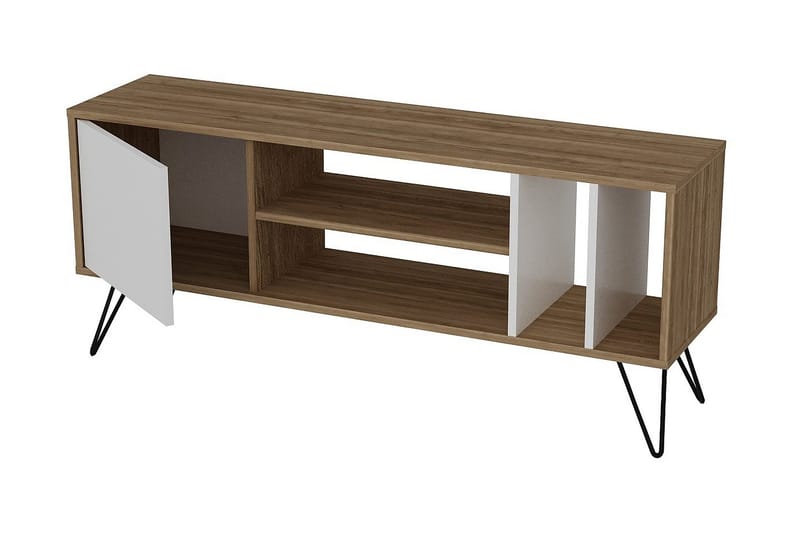 Ficociello TV-Bänk 140 cm - Valnöt|Svart|Vit - Möbler - Tv möbel & mediamöbel - TV bänk & mediabänk