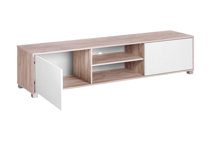 Filteau Tv Bänk 180 cm i Trä - Vit|Beige - Möbler - Tv möbel & mediamöbel - TV bänk & mediabänk