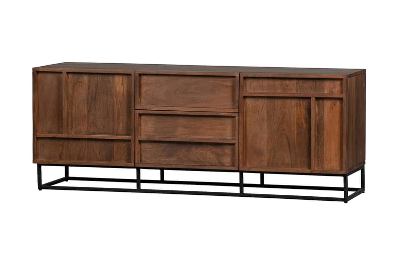 Forrestina Tv-bänk 140 cm - Mangoträ/Beige - Möbler - Tv möbel & mediamöbel - TV bänk & mediabänk